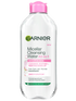 Skin Naturals micelárna voda 3 v 1 pre citlivú pleť 400 ml