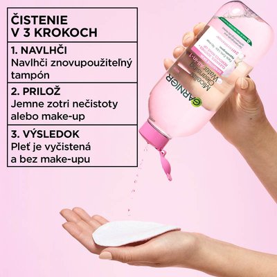Skin Naturals micelárna voda 3 v 1 pre citlivú pleť 400 ml - 7