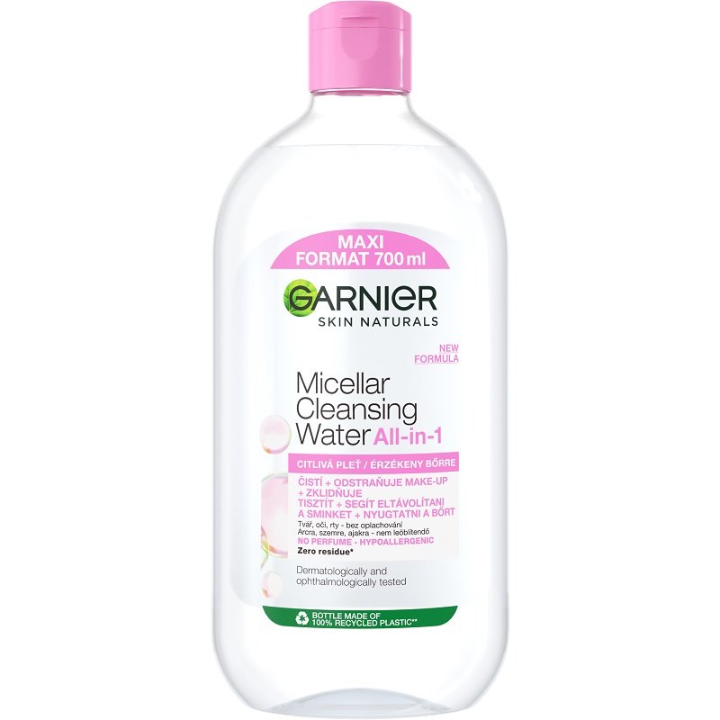 Skin Naturals micelárna voda 3 v 1 pre citlivú pleť 700 ml