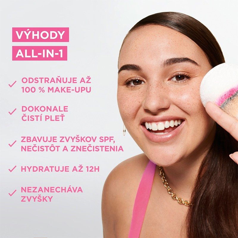 Skin Naturals micelárna voda 3 v 1 pre citlivú pleť- 10