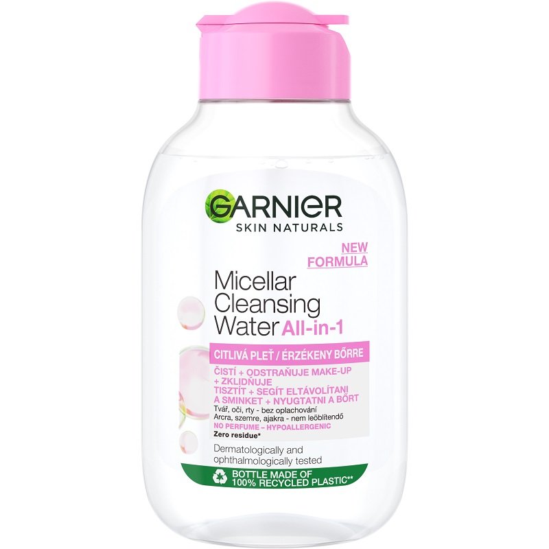 Skin Naturals micelárna voda 3 v 1 pre citlivú pleť 100 ml