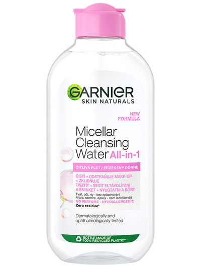 Skin Naturals micelárna voda 3 v 1 pre citlivú pleť 200 ml