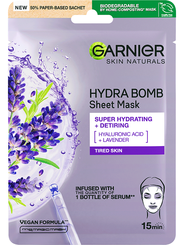 Hydra Bomb textilná maska s levanduľou