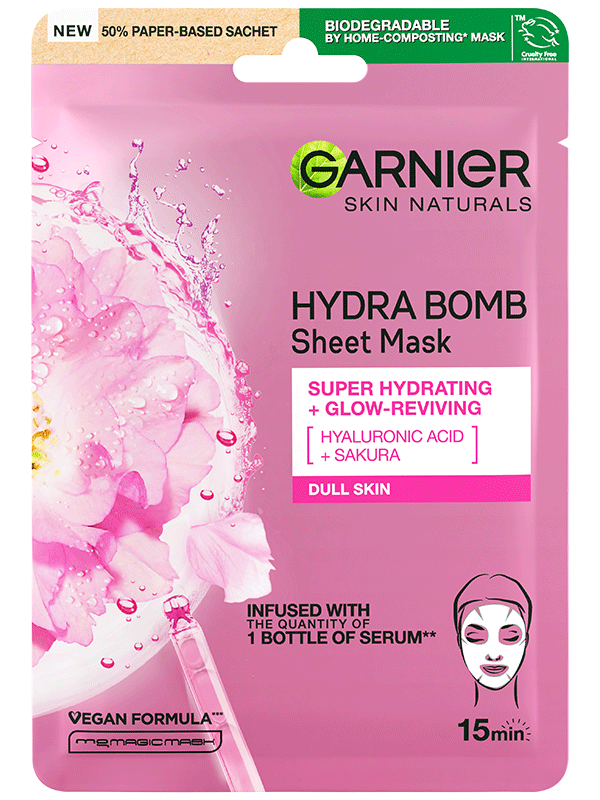 Hydra Bomb textilná maska s kvetmi sakury
