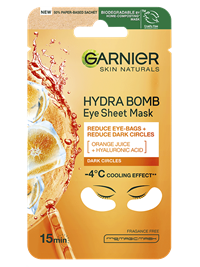 Hydra Bomb textilná očná maska so šťavou z pomaranču