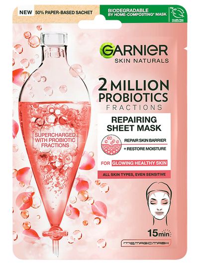 Skin Naturals textilná maska s probiotickými frakciami