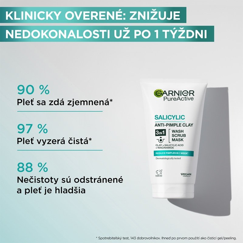 Skin Naturals Pure čistiaci peeling 3 v 1 - 4