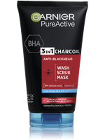 Skin Naturals Pure Active 3v1 maska s aktívnym uhlím proti čiernym bodkám