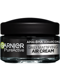 Pure Active AHA + BHA ľahký denný zmatňujúci krém 3v1 s aktívnym uhlím