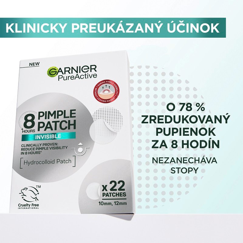 Hydrokoloidné neviditeľné náplasti na nedokonalosti s BHA - 3