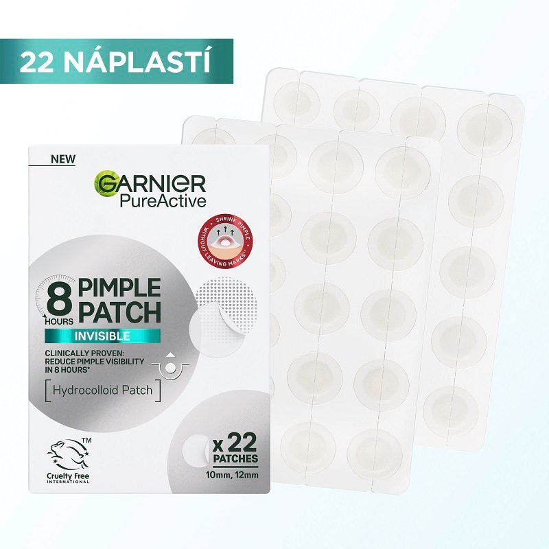 Hydrokoloidné neviditeľné náplasti na nedokonalosti s BHA - 7