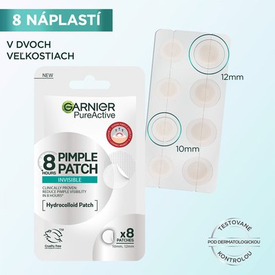 Hydrokoloidné neviditeľné náplasti na nedokonalosti s BHA 8 db - 2