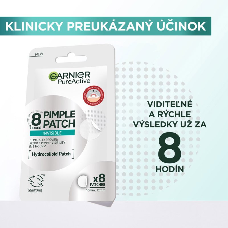  Hydrokoloidné neviditeľné náplasti na nedokonalosti s BHA 8db - 3