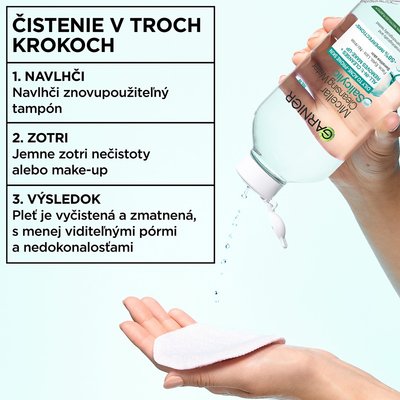 Garnier Micelárna čistiaca voda s kyselinou salicylovou - 7