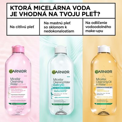 Garnier Micelárna čistiaca voda s kyselinou salicylovou - 8