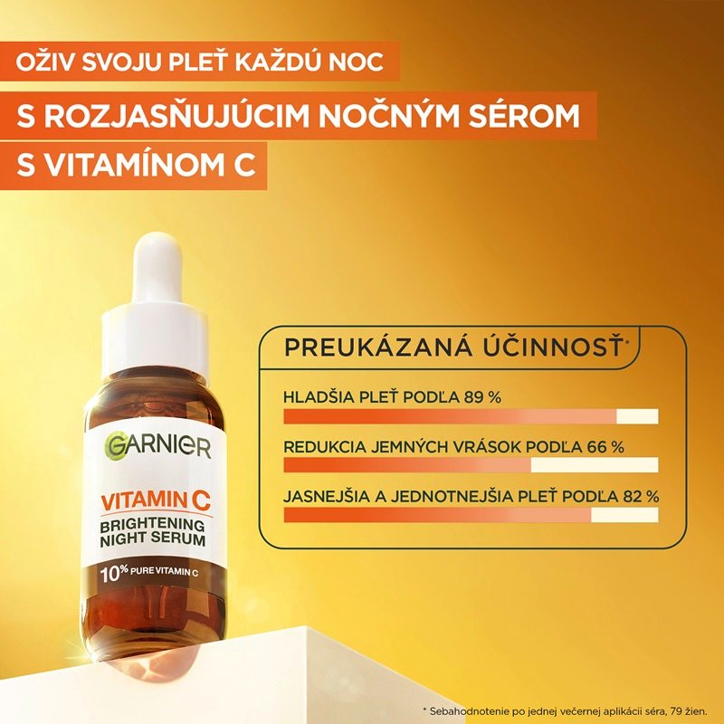 Rozjasňujúce nočné sérum s vitamínom C - 7