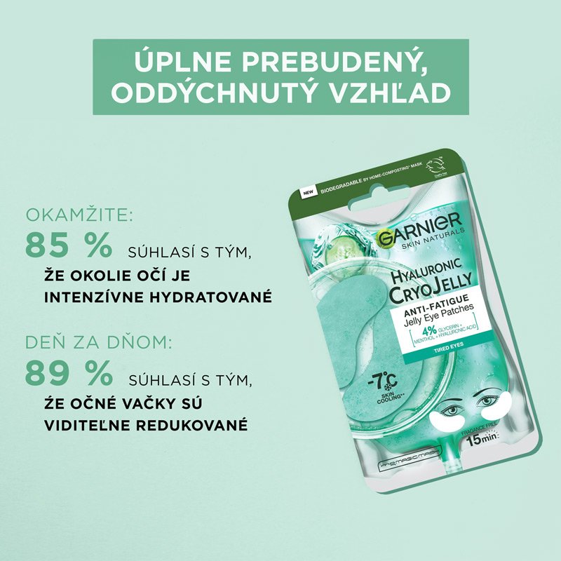 Cryo Jelly očná textilná maska 9