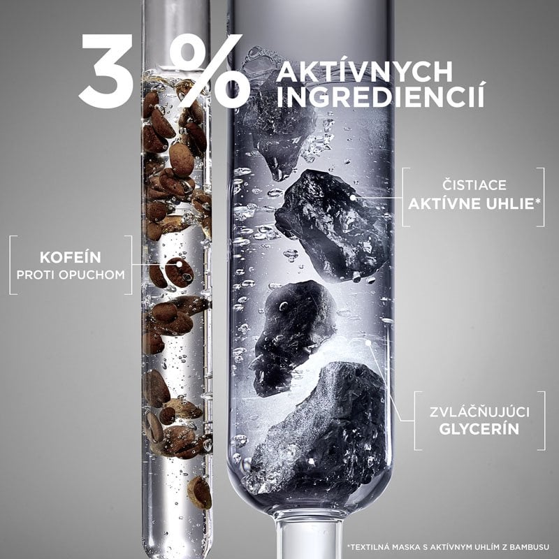 Skin Naturals očná maska s aktívnym uhlím na osvieženie očného okolia - 3