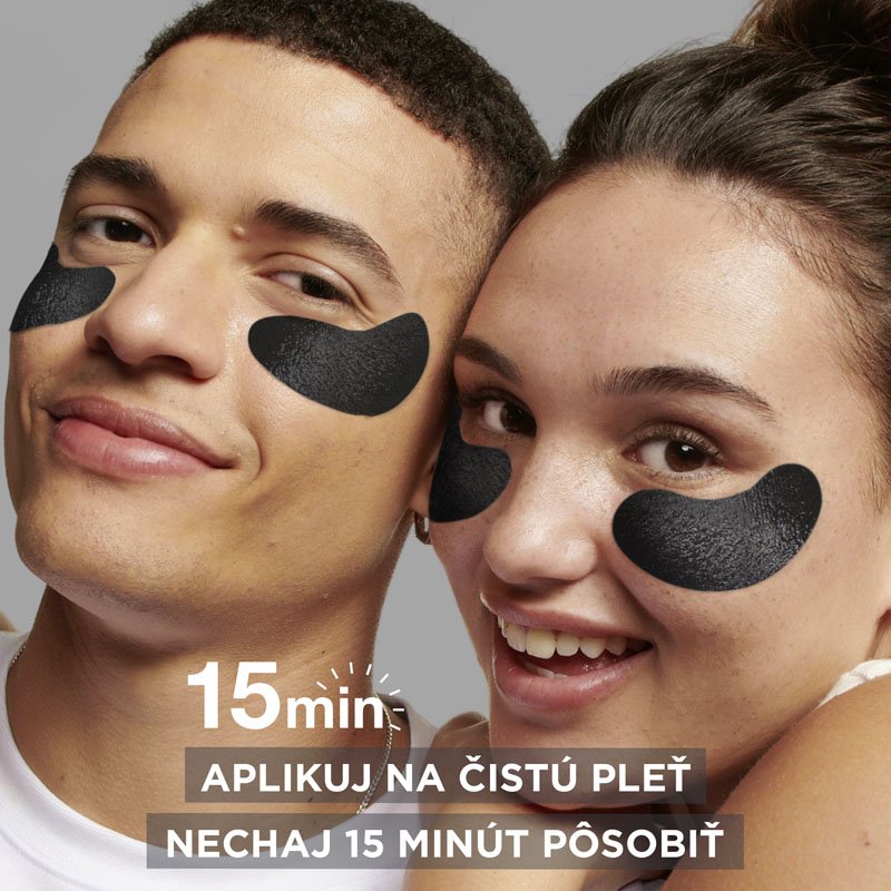 Skin Naturals očná maska s aktívnym uhlím na osvieženie očného okolia - 6