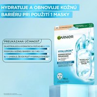 Garnier HYALURON+ textilná pleťová maska na obnovu kožnej bariéry s kyselinou hyalurónovou - 3