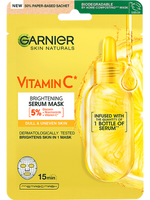 Textilná maska Garnier s vitamínom C na rozjasnene pleti
