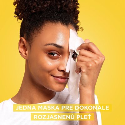 Textilná maska Garnier s vitamínom C na rozjasnene pleti - 7