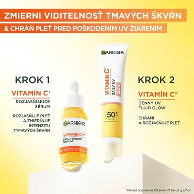 Skin Naturals Vitamin C denný rozjasňujúci UV fluid SPF 50+ glow - 6
