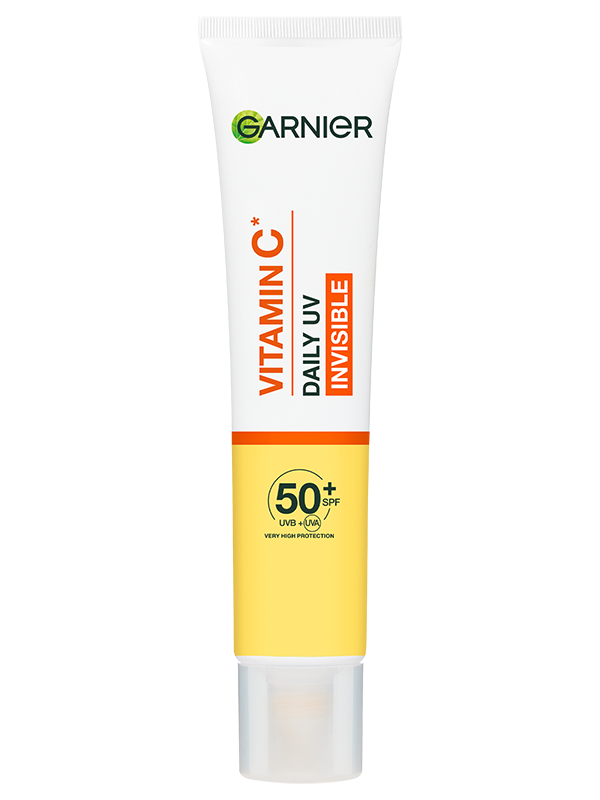 Skin Naturals Vitamin C denný rozjasňujúci UV fluid SPF 50+ invisible