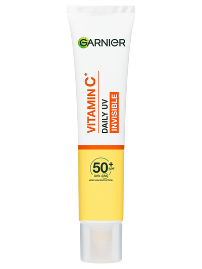 Skin Naturals Vitamin C denný rozjasňujúci UV fluid SPF 50+ invisible