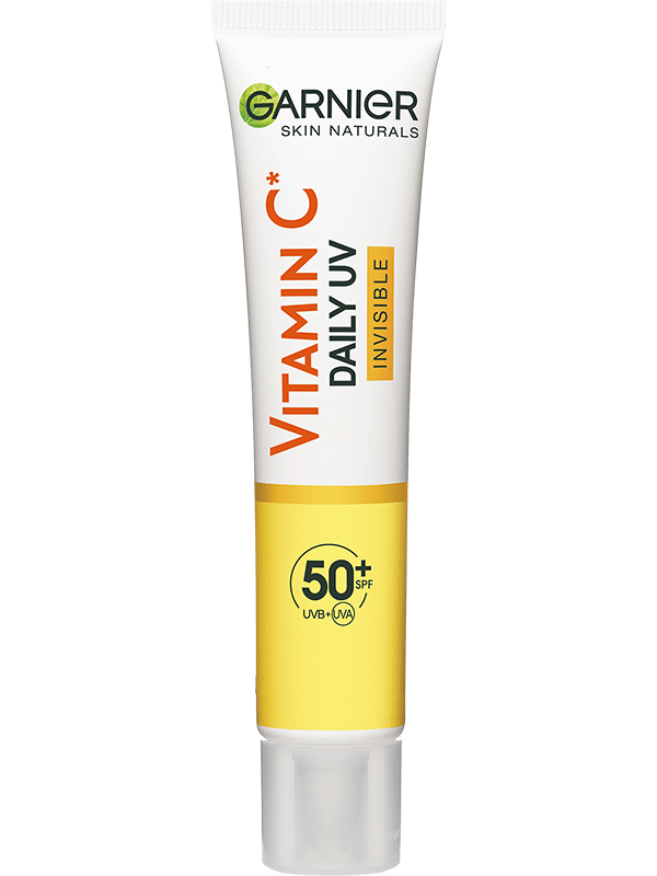 Skin Naturals Vitamin C denný rozjasňujúci UV fluid SPF 50+ invisible