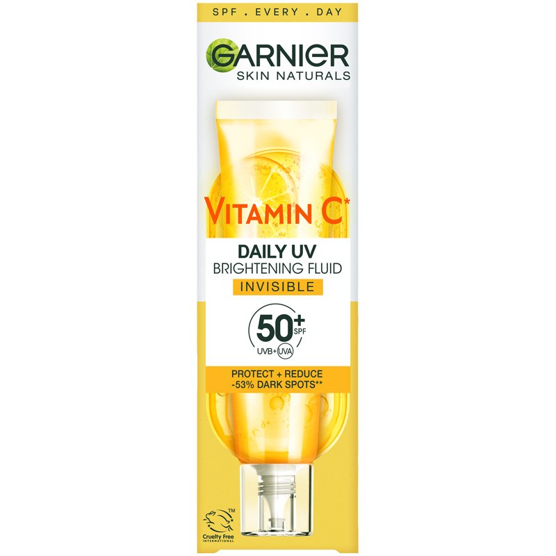 Skin Naturals Vitamin C denný rozjasňujúci UV fluid SPF 50+ invisible - 2