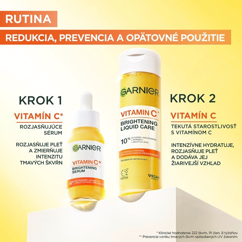Garnier Vitamin C* rozjasňujúca esencia - 5