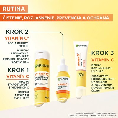 Garnier Vitamin C* rozjasňujúca esencia - 6