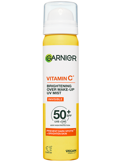 Garnier Vitamin C* rozjasňujúca pleťová hmla s SPF 50+