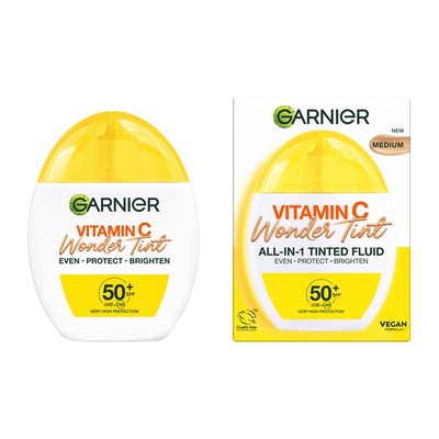 Garnier Vitamin C Wonder Tint SPF 50+, odtieň Medium - 2