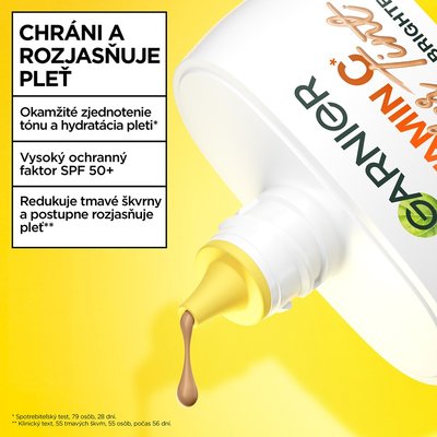 Garnier Vitamin C Wonder Tint SPF 50+, odtieň Medium - 3