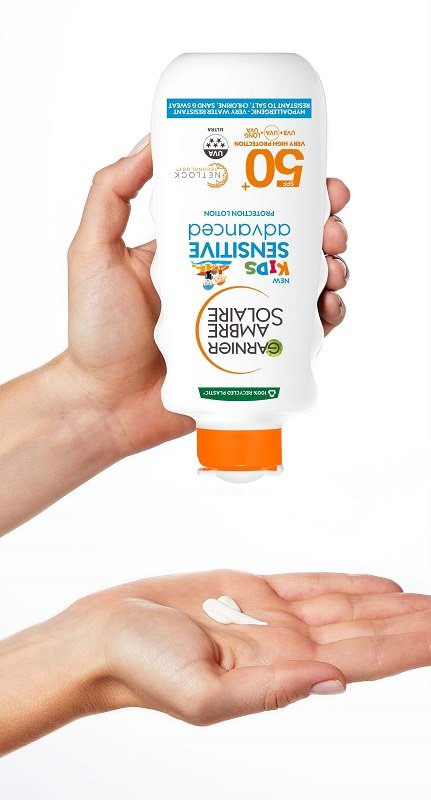 Sensitive Advanced Kids opaľovacie mlieko pre deti SPF 50+