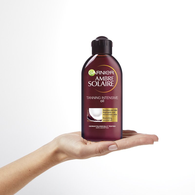 Ambre Solaire Coco Oil vyživujúci olej na opálenú pokožku SPF 2 - 2
