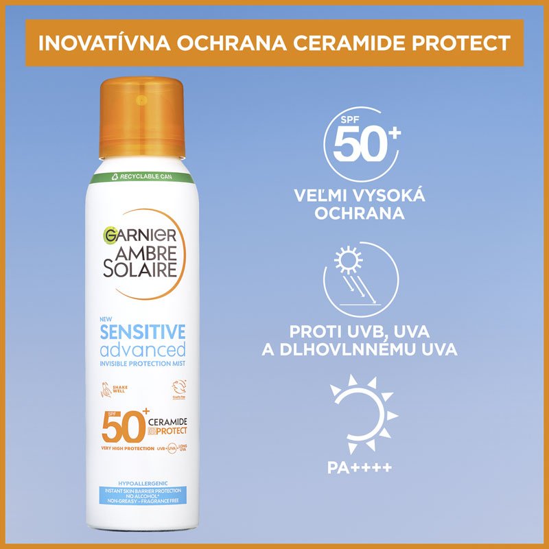 Sensitive Advanced ochranná hmla, citlivá pokožka, SPF 50+ - 4