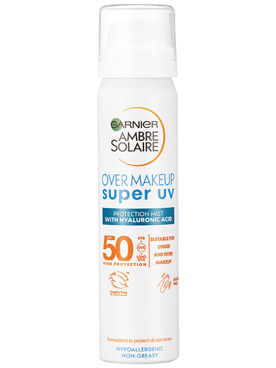 Garnier Ambre Solaire Super UV ochranná pleťová hmla proti UV žiareniu SPF 50, 75 ml