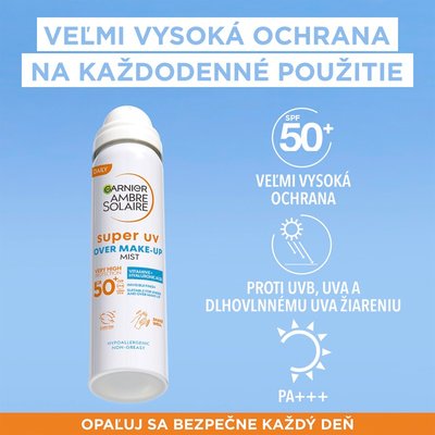 Garnier Ambre Solaire Super UV ochranná pleťová hmla proti UV žiareniu SPF 50, 75 ml - 8